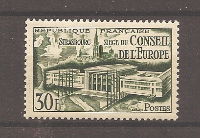 Franta 1952 -Consiliul Europei, MNH
