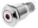 Comutator anti-vandalism Poz 2 SPDT 0,5A/220VAC 1A/24VDC