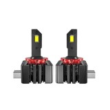 Set 2 becuri led D1S D1R 15000lm 6000k alb rece ventilator si canbus