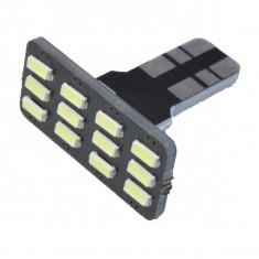 Bec PLAFONIERA 12 LED 4014 T10 12V Mall foto