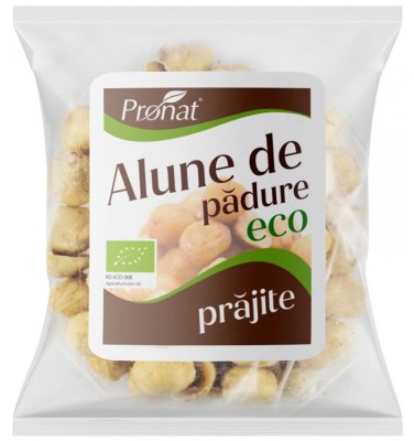 Alune de Padure Prajite Nesarate Eco 50 grame Pronat foto