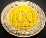 Moneda bimetal 100 LEKE - ALBANIA, anul 2020 * cod 2041 B