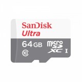 Cumpara ieftin Card Memorie microSDXC SanDisk Ultra, 64Gb, Clasa 10, Cu Adaptor SDSQUNR-064G-GN6TA