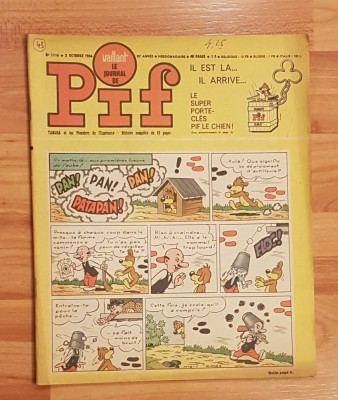 Revista Vaillant le Journal de Pif. Nr. 1116, 2 octombrie 1966 foto