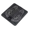 Covoras de masaj pentru picioare, ems, 4 niveluri de intensitate, incarcare usb, ecran led, telecomanda inclusa, negru, Flippy
