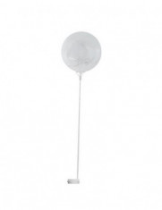 Balon LED multicolor, 35 cm, transparent foto