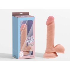Undressed Debater - Dildo Realist cu Ventuză, 20.6 cm