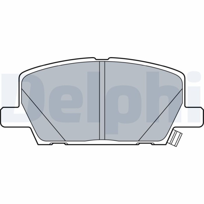 DELPHI LP3482 set placute frana,frana disc