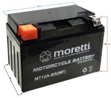 Baterie moto (Gel) MT12A-BS (YT12A-BS) 12v 9.5ah Cod Produs: MX_NEW AKUYT12A-BSXMOR000