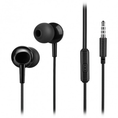 Handsfree Casti In-Ear HOCO M14, Cu microfon, 3.5 mm, Negru foto