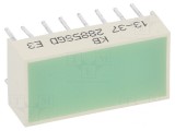 LED Afișaj Verde Difuz 568nm 30-100mcd