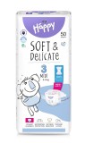 Scutece respirabile Happy 3 Midi 5-9 kg, 50 bucati, Bella Baby