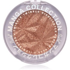 Rude Cosmetics Manga Collection Twinkle Twinkle Highlighter Pudra compacta ce ofera luminozitate culoare Rudeko&#039;s Dragon 4 g