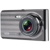Camera auto DVR s-Eye Fata/Spate 1080P, Touch 4&quot;, senzor G, vedere nocturna, unghi 170, Argintiu, 32GB, Double, Wide, Other