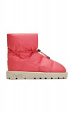 Flufie cizme de iarna Macaron culoarea roz