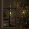 Lămpi cu artificii de Crăciun, 2 buc., 280 LED, alb cald, 20 cm