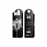 Lightning la USB 2.0 2A Cablu de date Hoco Premium pentru Apple iPhone Culoare Negru, Lungime 1 Metru