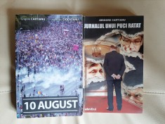 3 vol. Grigore Cartianu - 10 august + Puci ratat + Miracolul din noiembrie