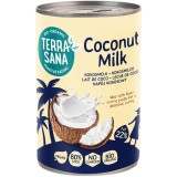 Bautura vegetala de cocos Terrasana 80% Cocos - Cremoasa, Eco Bio, Vegana, Fara Lactoza, Fara Zahar Adaugat, 22% Grasime