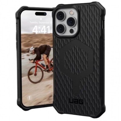 Husa MagSafe pentru Apple iPhone 14 Pro, Urban Armor Gear, Essential Armor, Neagra foto