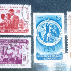 ROMANIA 1953 Lp 346 al IV lea Festival mondial al tineretului și studenților