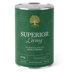 Essential Foods Superior Living Pate duck &amp;amp;amp; chicken 400 g foto