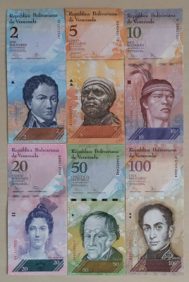 Bancnote bolivares Venezuela - UNC foto