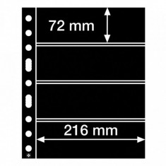 Set 5 folii GRANDE4S (A4) pentru colectibile de hartie