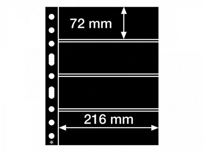 Set 5 folii GRANDE4S (A4) pentru colectibile de hartie