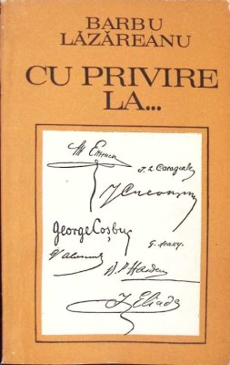CU PRIVIRE LA: MIHAIL EMINESCU, ION CREANGA, I.L. CARAGIALE, G. COSBUC, B.P. HASDEU, V. ALECSANDRI, G. ASAC-268258 foto