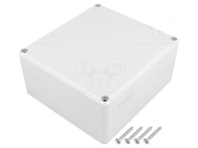 Carcasă Universală ABS Gri 115x125x58mm cu Garnitură foto
