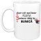 Cana alba personalizata &quot;Doar cele mai bune mame primesc titlul de bunica&quot;, INOVATIX&reg;. 330ml