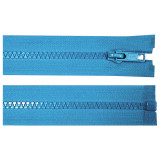Fermoar plastic detasabil Crisalida, lungime 45 cm, Albastru