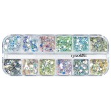 Strasuri Unghii LUXORISE, Ocean Glow, 12 modele