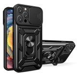 Husa pentru iphone 16 pro max, slide si snap, camshield, black