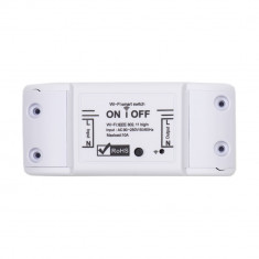 Releu inteligent PNI Safe House PG08, ON / OFF iesire 230V, Wi-Fi, comanda prin internet aplicatia Tuya, stand alone, alimentare 230 V