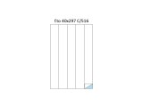 Etichete 5/A4 40 x 297 100/cutie Markin