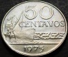 Moneda 50 CENTAVOS - BRAZILIA, anul 1975 * cod 646, America Centrala si de Sud