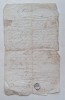Contract rural original &ndash; Comuna Buciumeni, județ Covurlui &ndash; 1869 &ndash; ștampilă primărie