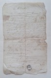 Contract rural original &ndash; Comuna Buciumeni, județ Covurlui &ndash; 1869 &ndash; ștampilă primărie