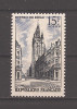 Franta 1956 - Clopotnița din Douai, MNH, Nestampilat