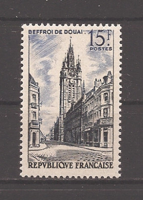 Franta 1956 - Clopotnița din Douai, MNH foto