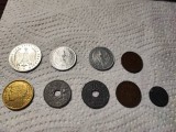 Lot vintage de 9 monede, Europa