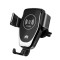 Suport auto grila ventilatie + ventuza 10W gravitational cu incarcare wireless Qi Standard Fast Charge Type-C - CWCPH-Z054