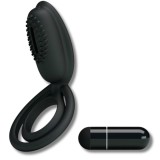 Cumpara ieftin Inel Dublu Vibrator Penis, cu Vibratie Puternica, Silicon Medical, Fara BPA, Rezistent la Apa, Imbunatateste Performanta Sexuala, Stimuleaza Clitorisu
