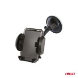 Suport telefon auto AMIO HOLD-03 cu brat flexibil si fixare multipla 50-107 mm