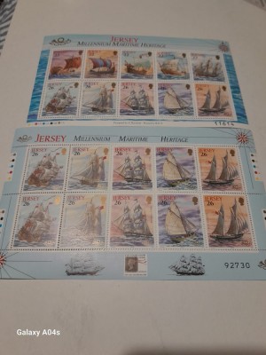 JERSEY 2000-CORABII-MILENNIUM MARITIME HERITAGE-DOUA KLEINBOGENE foto