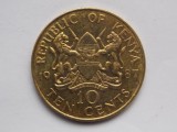 10 CENTS 1987 KENYA