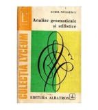 Aurel Nicolescu - Analize gramaticale si stilistice - 115920