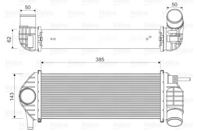 VALEO 818584 Intercooler compresor foto